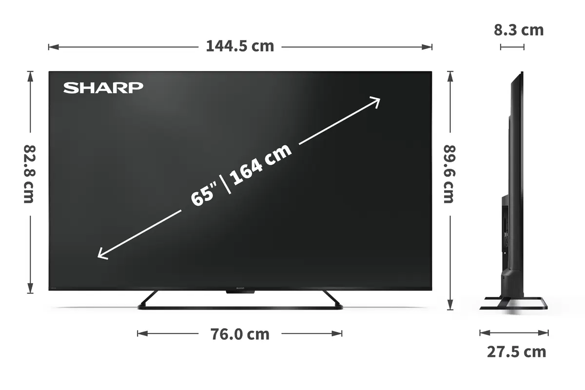 Sharp 65HR7265E 65" Smart TV Photo 8