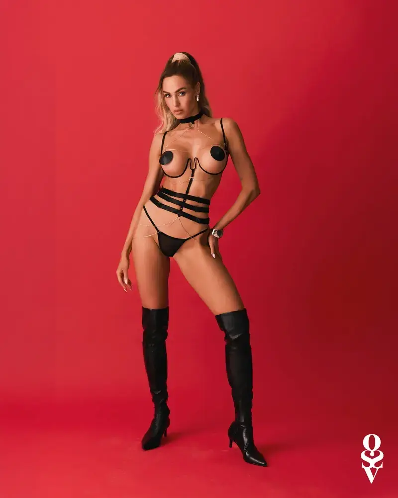 Пояс-гартер Obsessive Premisis S-L Photo 2