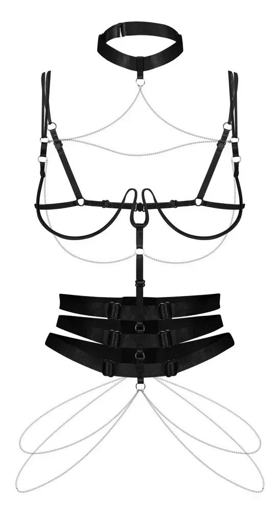Пояс-гартер Obsessive Premisis S-L Photo 7