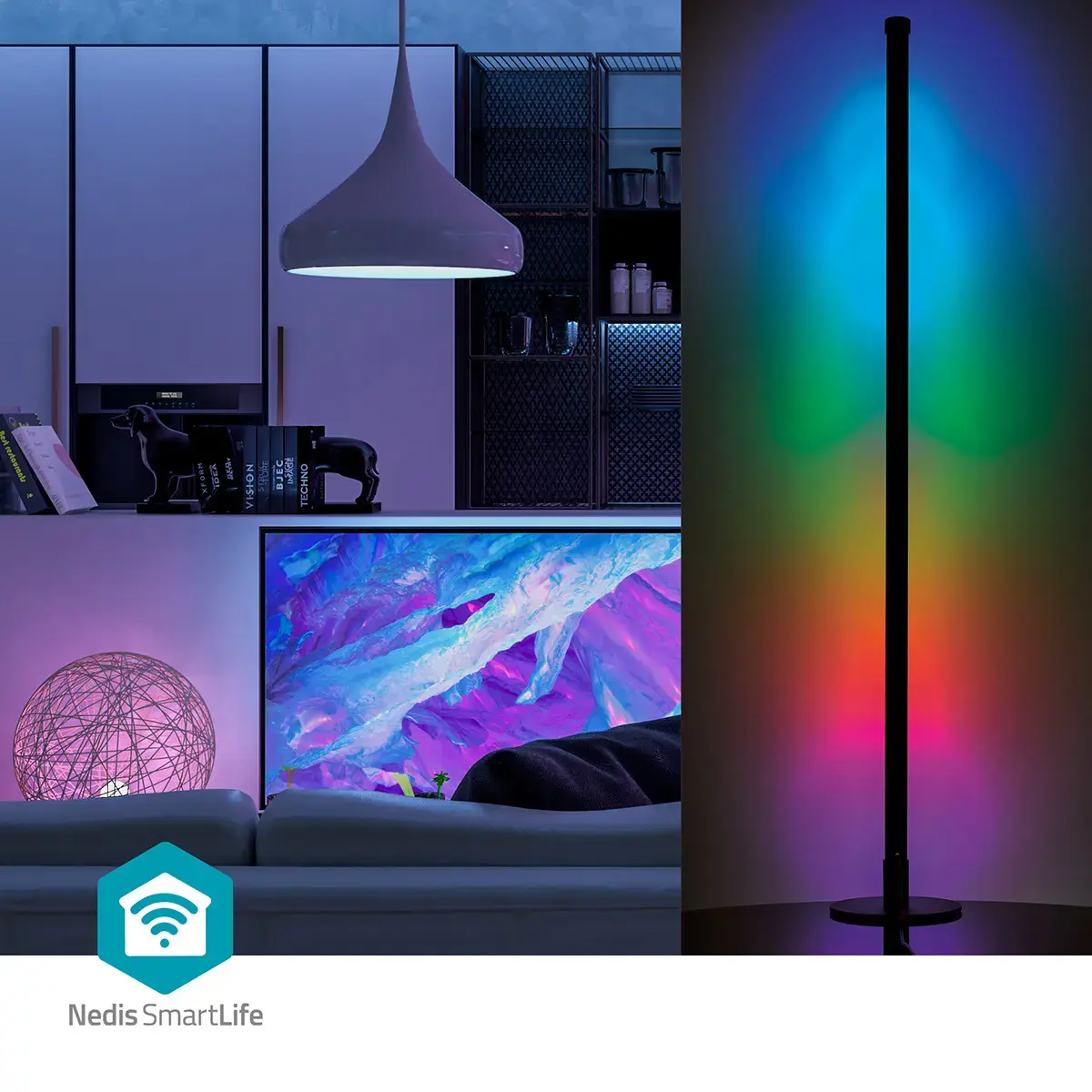 Smart table lamp Nedis WIFILD20RGBW Photo 7