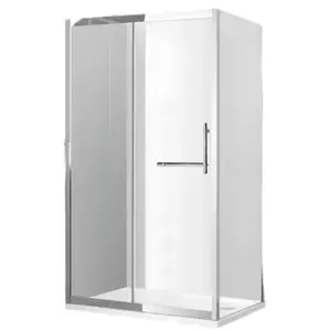 Shower cabin AMUE AMO-2131 80×120×207 cm — walk-in enclosure with sliding doors
