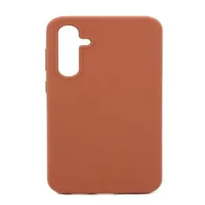 Silicone Case Evelatus for Samsung Galaxy A54 — Soft Touch, Saddle Brown