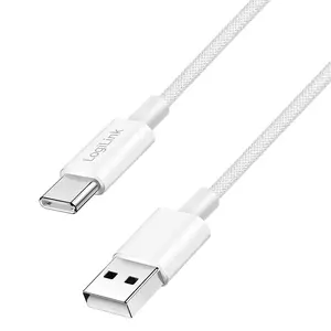 Кабель LogiLink USB 2.0 Type-C C/M to A/M 60W белый 0.5 м
