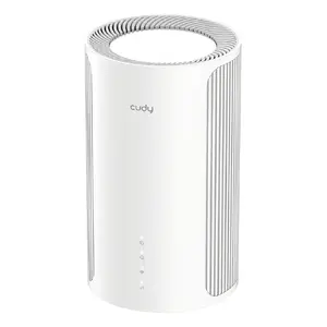 Tabletop mesh router Cudy P2 — Wi‑Fi 6 dual‑band 2.4/5 GHz, 2402 Mbps (5 GHz), 2.5 Gigabit Ethernet, white