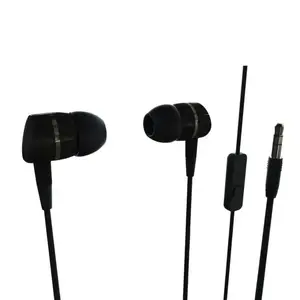 Vivanco VVEARSMARTK In-ear Wired Headphones with In-line Microphone for Calls and Music, 20 - 20000 Hz Frequency Response, 1.2 m Cable, Black