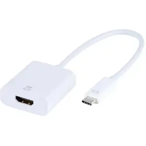 USB-C to HDMI adapter Vivanco 0.15 m white — USB-C to HDMI video converter