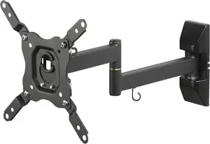 Vivanco VVTVFMOR43INCH25KG Full Motion TV Wall Mount for up to 43-inch Screens and 25 kg Black with VESA up to 200x200 mm