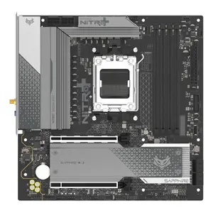 Материнская плата Sapphire NITRO+ B850M WIFI — AMD B850, Socket AM5, micro ATX, DDR5, 4 слота, Wi‑Fi 6, 2.5Gb LAN, 2x M.2