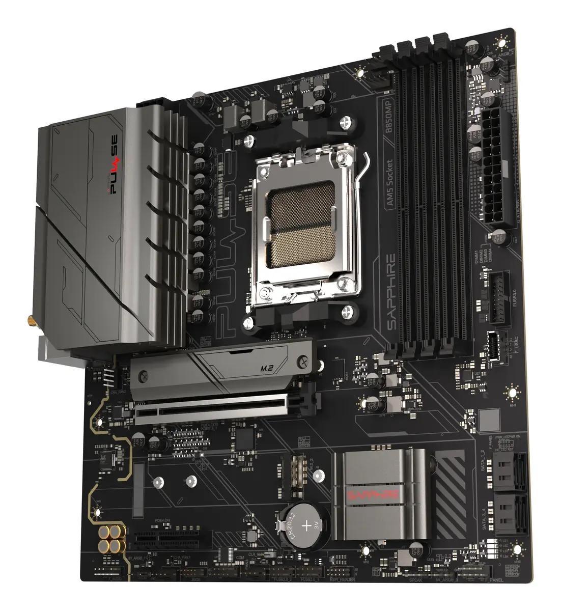 Sapphire PULSE B850M WIFI материнская плата — Socket AM5 Photo 3