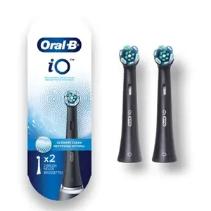 Toothbrush Head Braun CB-2 2 pcs Black Oral-B iO Compatibility