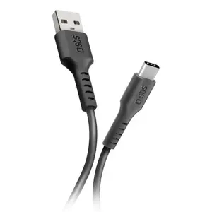 USB cable SBS TECABLEMICROC10K 1m USB A USB C Black