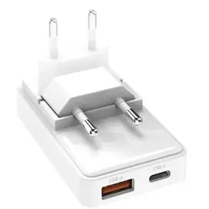 Зарядное устройство для мобильных устройств SBS TETRGANUSBTCFOLD20W Универсальное Быстрая зарядка Внутреннее Внешнее