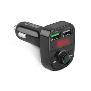 Mobile device charger SBS TECARFM2USB Black Wireless Fast Charging