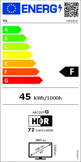 Телевизор TCL 43P69K Photo 4