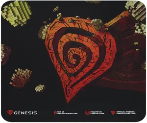 GENESIS Ancient Stone Gaming Mouse Pad Multicolour Fabric and Rubber