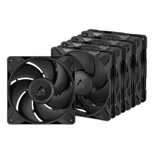 Вентилятор для корпуса 140 мм arctic cooling ARCTIC P14 Pro PST — набор из 5 шт, PWM, 400–2500 об/мин, 186 м³/ч, 5.2 ммH₂O, FDB, черный