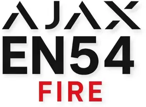 Тепловой детектор Ajax FireProtect 8EU — беспроводной адресуемый, черный