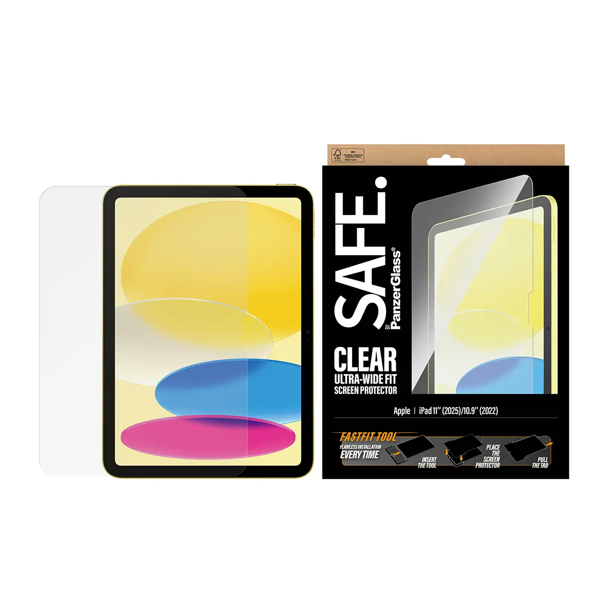 PanzerGlass SAFE. Screen Protector for iPad 11" and 10.9" Photo 2