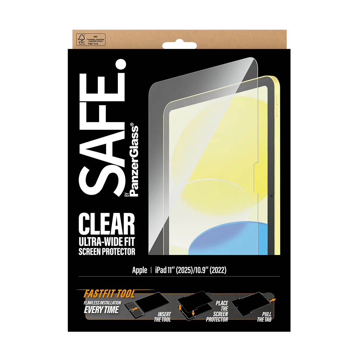 PanzerGlass SAFE. Screen Protector for iPad 11" and 10.9" Photo 3