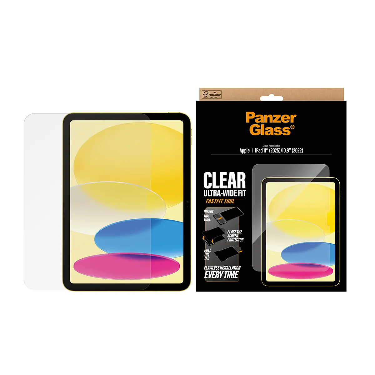 PanzerGlass Screen Protector for iPad 11" / 10.9" Photo 2