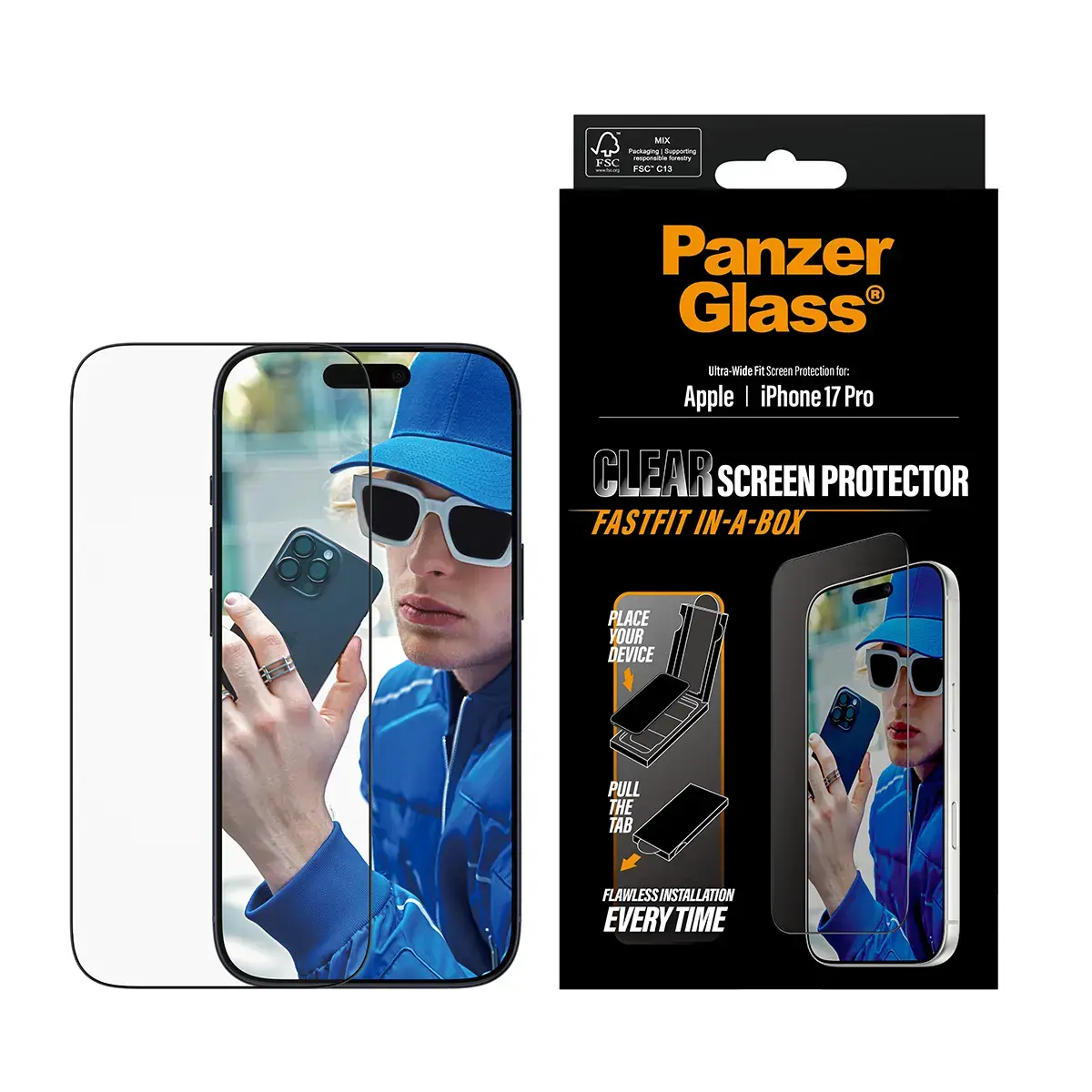 Защитное стекло PanzerGlass iPhone 17 Pro Photo 2
