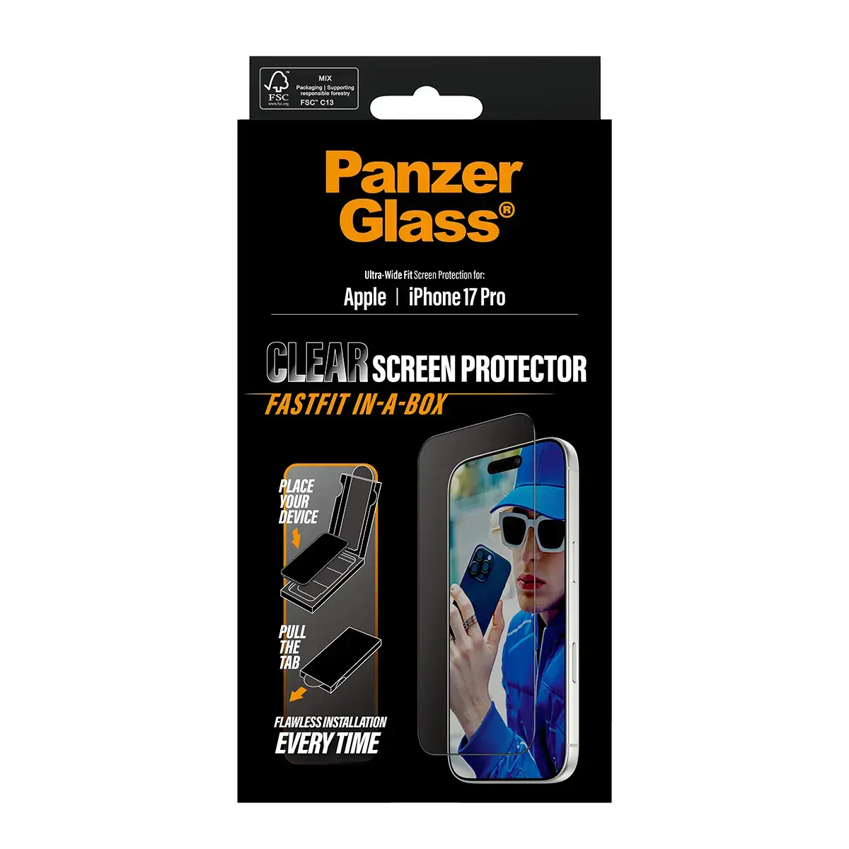 Защитное стекло PanzerGlass iPhone 17 Pro Photo 3