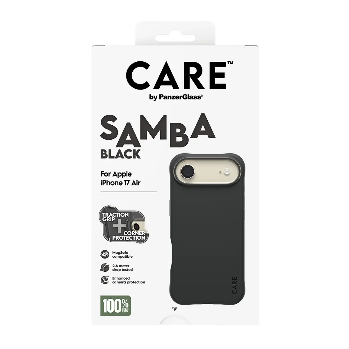 Cover PanzerGlass CARE by Fashionable Case Samba Black iPhone 17 Air Photo 3