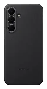 Футляр-кейс из искусственной кожи для Samsung Galaxy S25 FE — чёрный, для экрана до 17 см (6,7")