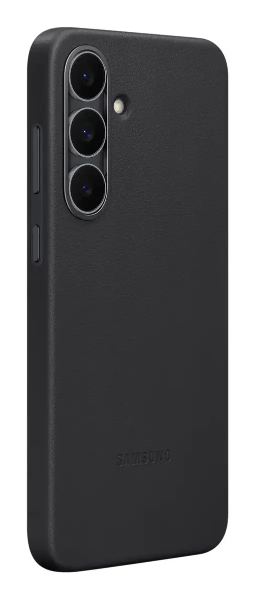 Samsung Galaxy S25 FE искусственная кожа — чёрный Photo 3