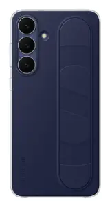 Чехол Standing Grip Samsung для Galaxy S25 FE — Кейс, тёмно-синий, для экрана 17 см (6,7"), настольная подставка