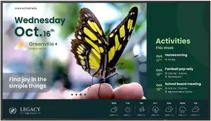 BenQ ST6504 Digital Signage Flat Panel LCD 65 Inch 3840 x 2160 Pixels 4K Ultra HD 350 cd/m² Android Built-in Processor Black