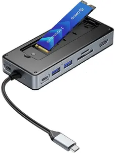 USB-C Docking Station ORICO OM28P-G2-BK-EP — 10Gbps, HDMI 4K 60Hz