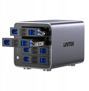 Unitek RAID korpuss S1301AGY01-EU USB-C SATA diskām, atbalsta līdz 80 TB