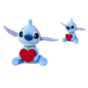 Мягкая игрушка SIMBA Stitch с сердечком 50 см, плюшевая фигурка