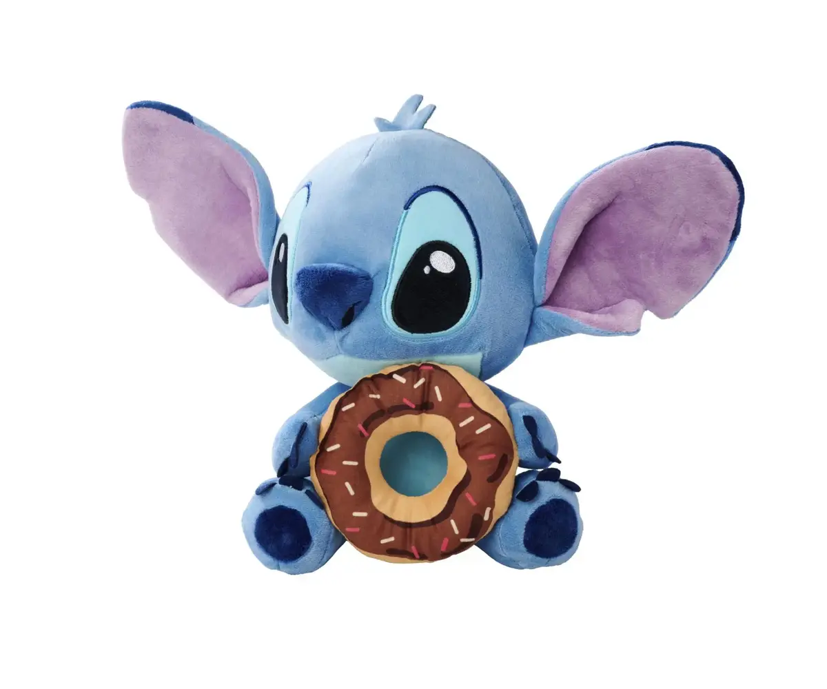 Simba Toys Disney Stitch Plush Toy with Doughnut Photo 3