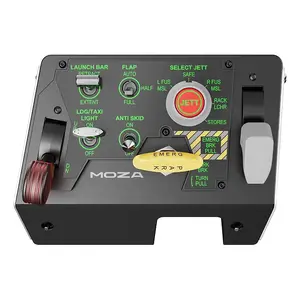 Moza Racing MTLP Paneļa Melna Metāls 196.5mm x 134.7mm x 149mm