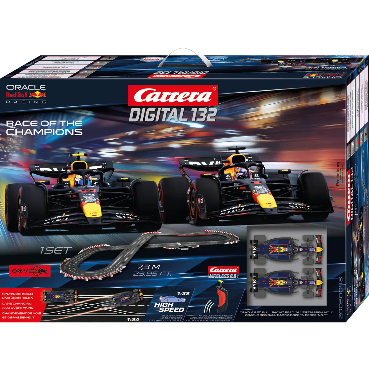 Slotu automodeļu komplekts CARRERA Digital 132