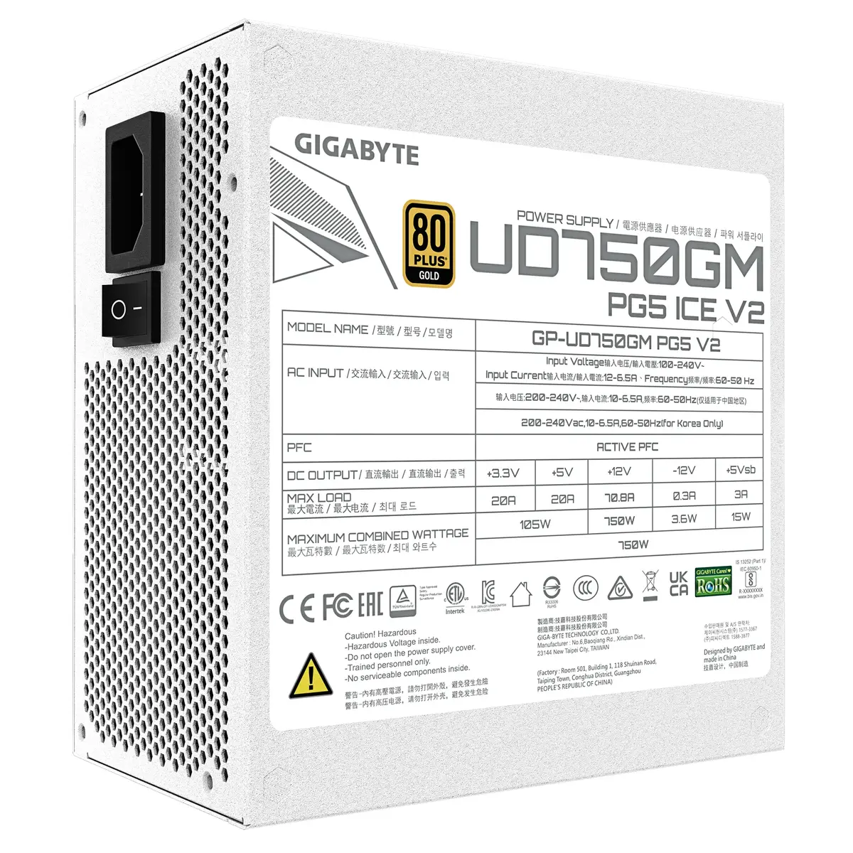 GIGABYTE UD750GM PG5 V2 750 Вт БП Photo 6