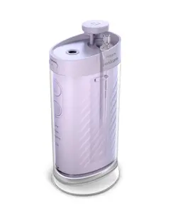 Philips Sonicare Compact Flosser 1000 HX3333/23 mutes dobuma irigators, darbojas ar bateriju, violets, 0.2 l ūdens tvertnes tilpums