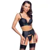 Apakšveļas komplekts cottelli collection Top Set rhinestone zip M Photo 2