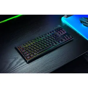 Клавиатура Razer BlackWidow V4 Low-Profile Tenkeyless HyperSpeed USB RF Wireless Bluetooth QWERTY US International Black