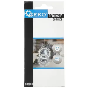 Reducer for saw blades GEKO model 7178672 — arbor adapter from 20 mm to 16 / 12.7 mm