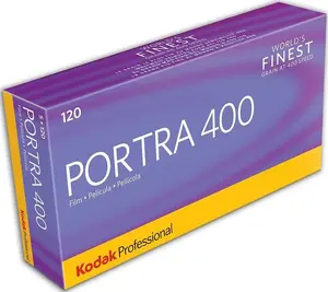 Film Kodak Portra 400 120 — color negative film, ISO 400, 5-pack