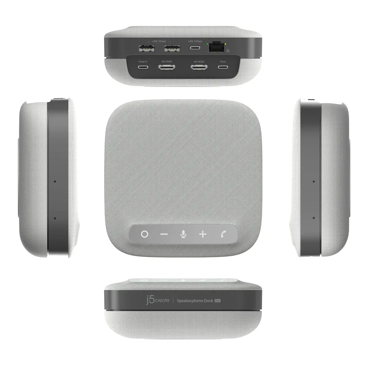 j5create JCDS337 USB-C Divu 4K Skaļruņu Doks Pro Photo 4