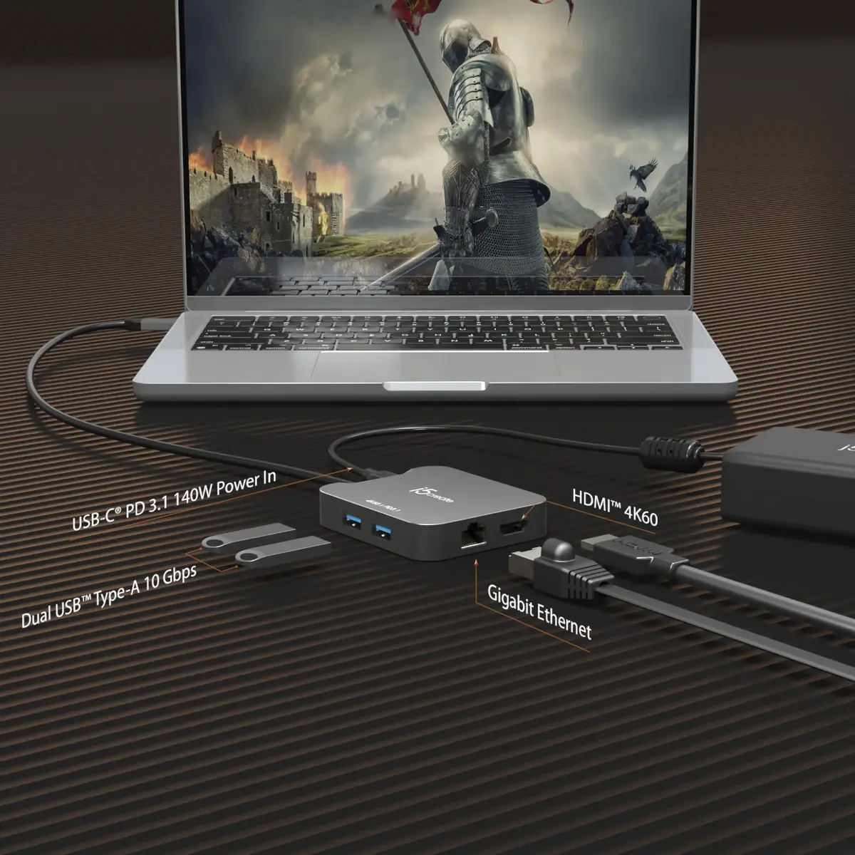 USB-C Travel Adapter j5create JCD3191 Photo 4
