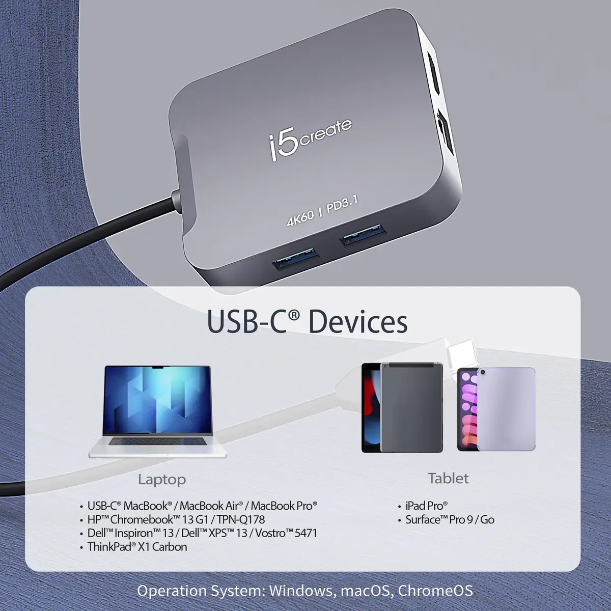 USB-C Travel Adapter j5create JCD3191 Photo 8