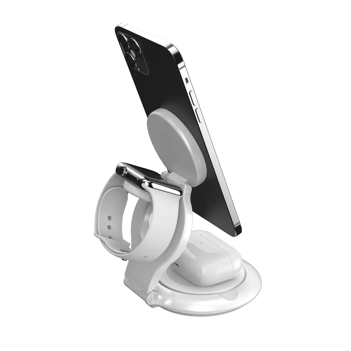 j5create Qi2 3-in-1 Magnetic Foldable Wireless Charging Station Photo 3