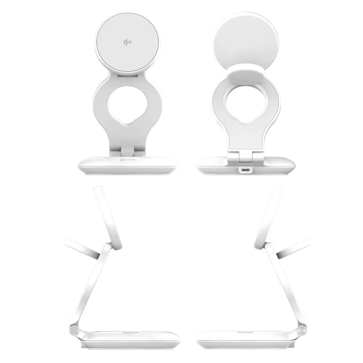 j5create Qi2 3-in-1 Magnetic Foldable Wireless Charging Station Photo 5