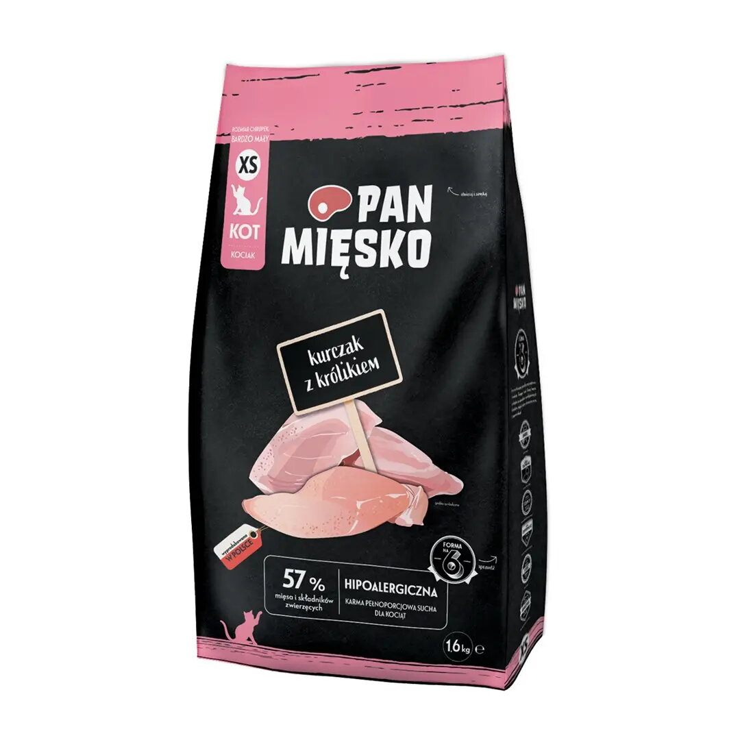 Sausais kaķu barība pan miĘsko Chicken