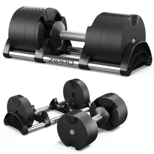 Hanteles Zipro ZIPRO ROUND 36 kg — fiksēta apaļa galva spēka treniņiem